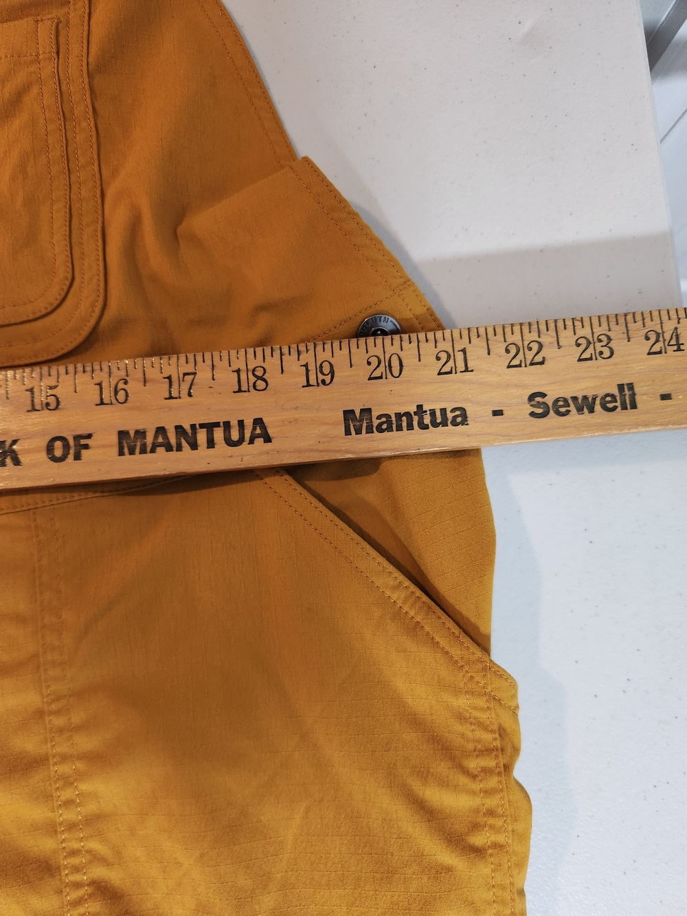 Duluth Trading Yellow Short Overalls Shortalls Gardening Gold Mustard Workwear - Picture 5 of 9